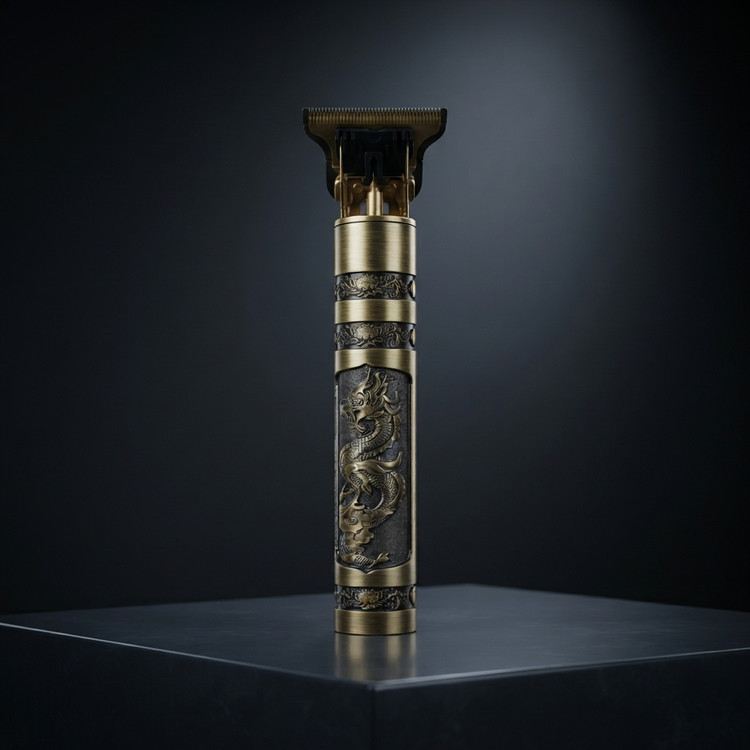 ماشین اصلاح موی سر و صورت خط زن مدل T9 با تیغه استیل ضد زنگ، باتری داخلی، شارژ از طریق USB، مدت استفاده 3 ساعت، همراه برس تمیزکننده، روغن و شانه