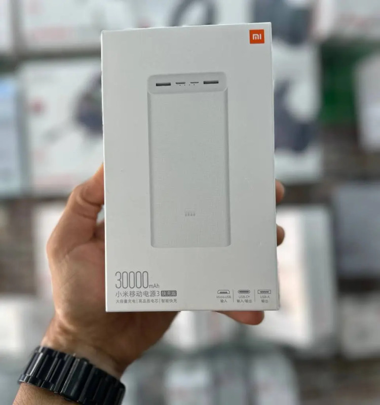 پاوربانک 18 وات شیائومی مدل Mi PB3018ZM ظرفیت 30000 میلی آمپر ساعت اورجینال + ضمانت اصالت کالا + 12 ماه گارانتی پس از فروش