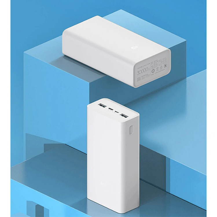 پاوربانک 18 وات شیائومی مدل Mi PB3018ZM ظرفیت 30000 میلی آمپر ساعت اورجینال + ضمانت اصالت کالا + 12 ماه گارانتی پس از فروش